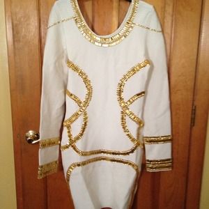 B Queen Kim kardashian inspired dress