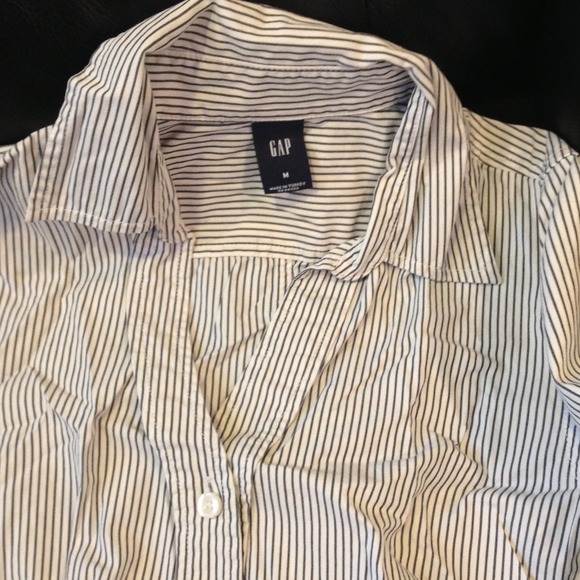 Black & White Striped button down - Picture 2 of 2