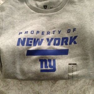Nike New York Giants sweatshirt. New. Training.
