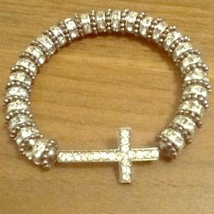 Crystal Encrusted Cross