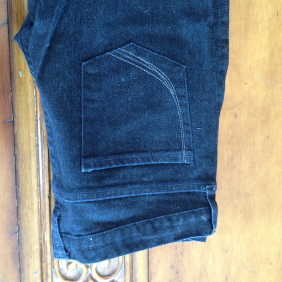 Paper denim cloth dark denim - Picture 3 of 4