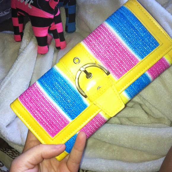 depeche mode New York  Clutches & Wallets - Neon summertime wallet.
