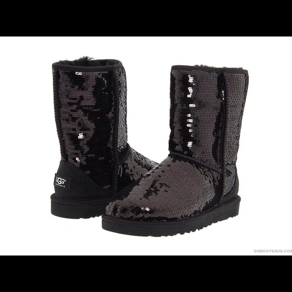 Black Sparkly Uggs