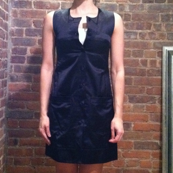 French Connection midnight blue sleeveless dress