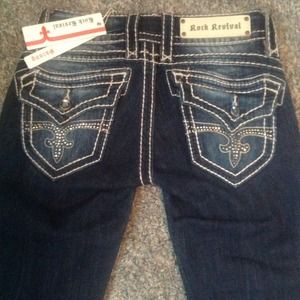 👹RESERVED👹 Rock Revival jeans!