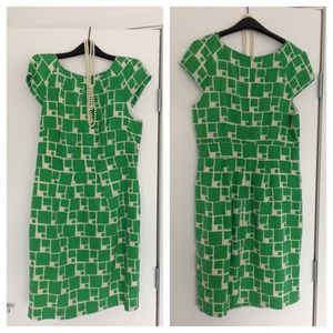 Banana Republic Emerald Green Dress