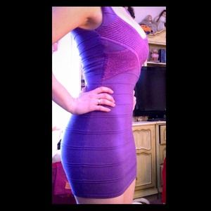 NWOT from hot miami style purple dress