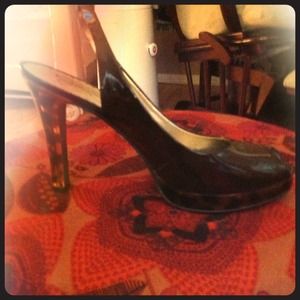 Jessica Simpson Brown/Tortoise Shell Heels!