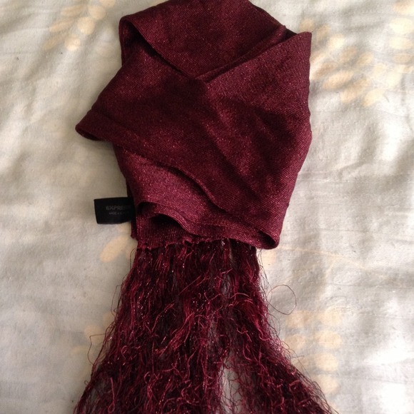 SOLD....Maroon Express scarf