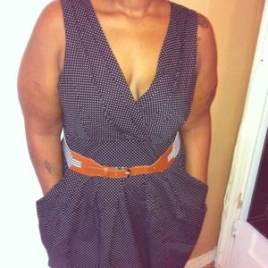 Polka Dot Dress w/ pockets worn once