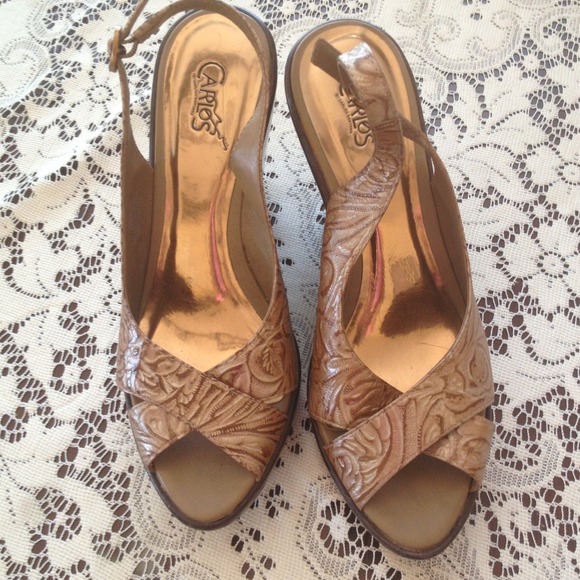 🚫Sold🚫Carlos brown wedges!