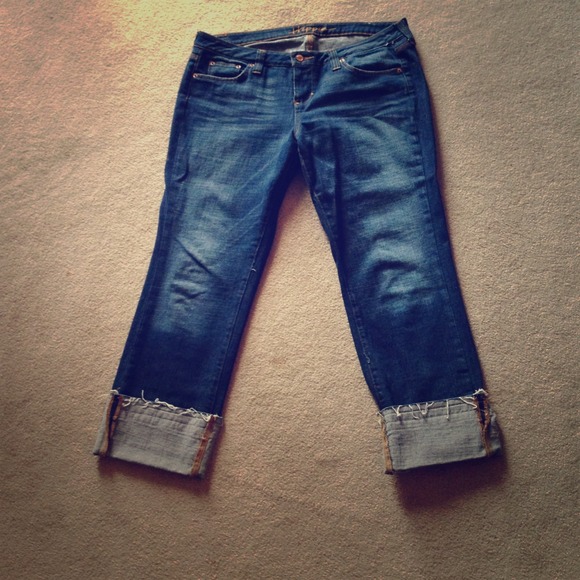 Hippie cuffed ankle jeans!