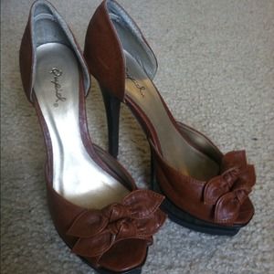 Brown heels