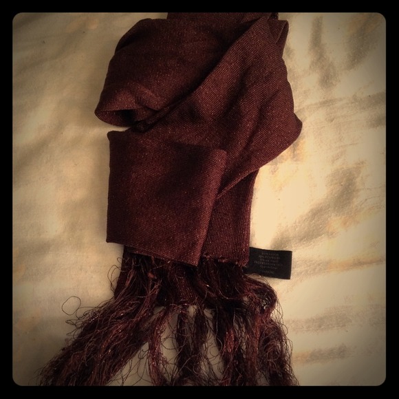 SOLD....Brown Express scarf