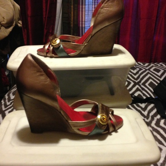 Michael Antonio open toe wedge