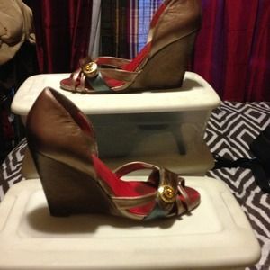 Michael Antonio open toe wedge