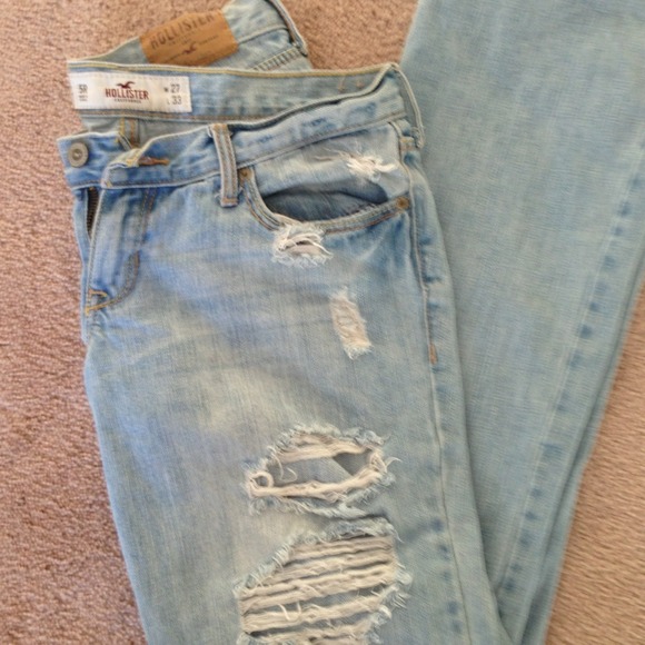 Hollister ripped jeans