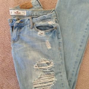 Hollister ripped jeans