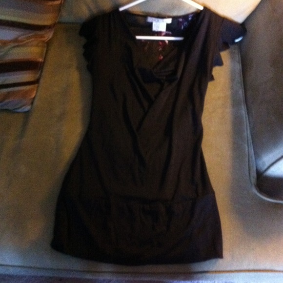 Lace back detail top