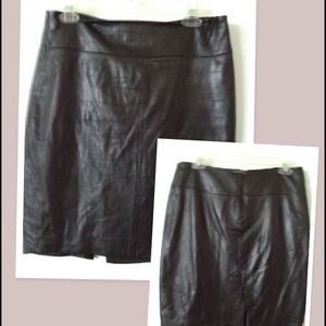 Leather skirt
