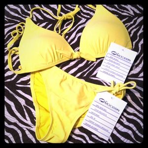Yellow bikini