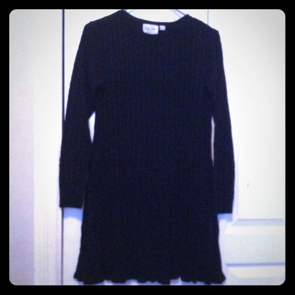 Black Long Sleeve Dress Petite