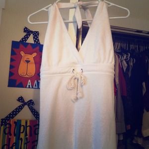 GAP white swim cover dress