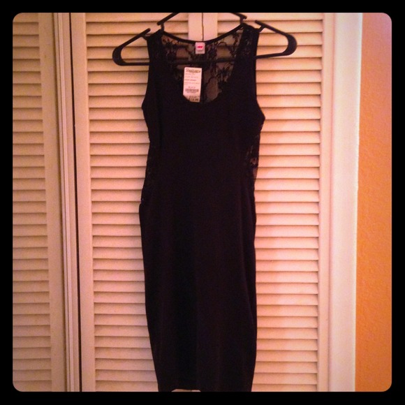 Sexy Little Black Dress with lace back