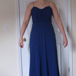 Flowy blue dress