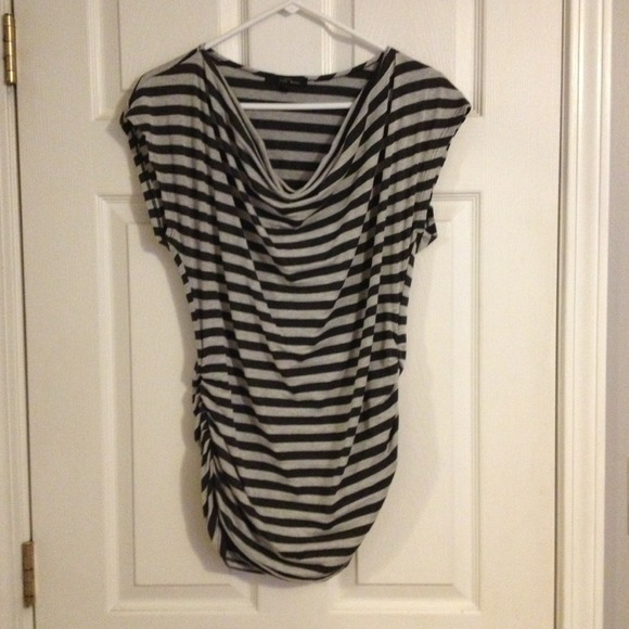 Sold!!! Black and grey striped top - Picture 1 of 2