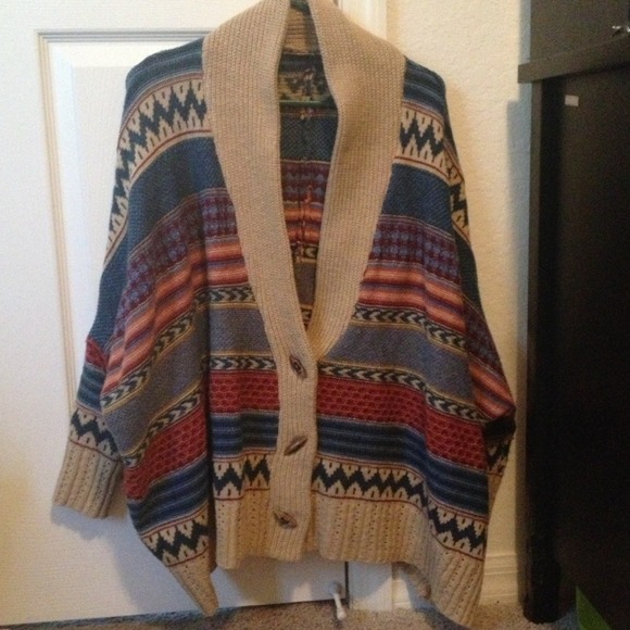 RESERVED LF Stores Nastygal tribal print cardigan