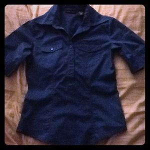 New York and company quarter sleeve shirt