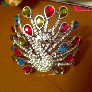 Peacock bracelet