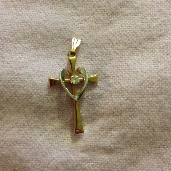 ⭐Hold⭐Gold silver and diamond pendant