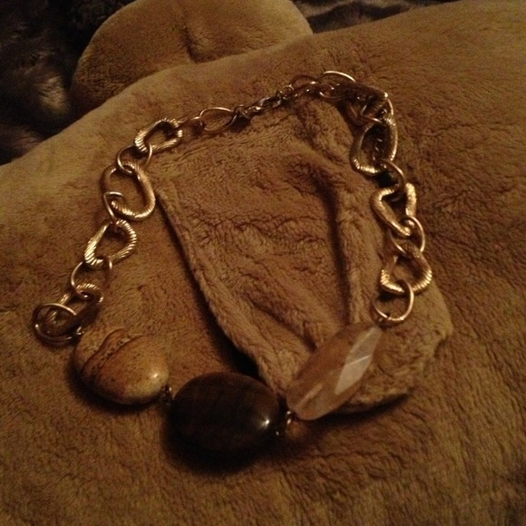 Lia Sophia Tigers eye necklace