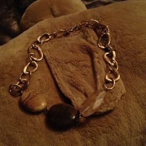 Lia Sophia Tigers eye necklace