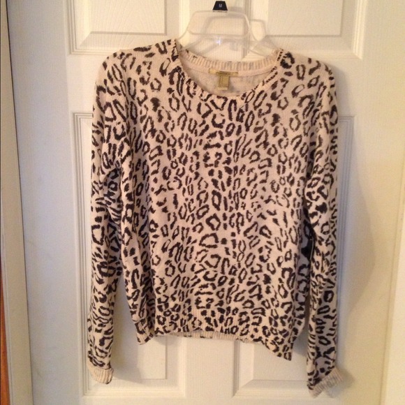 Forever 21 leopard sweater