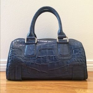 ✨2x HOST PICK✨Michael Rome Leather Croco Satchel