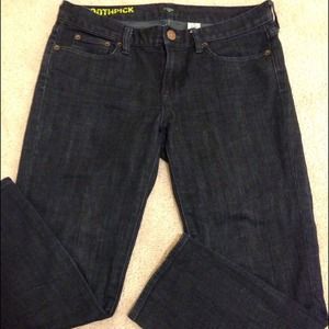 Jcrew toothpick size 30 dark jeans