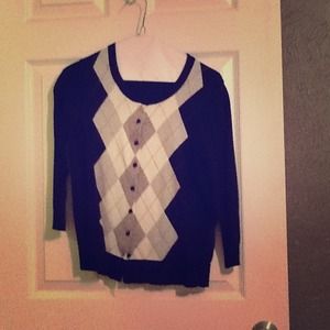 Argyle sweater