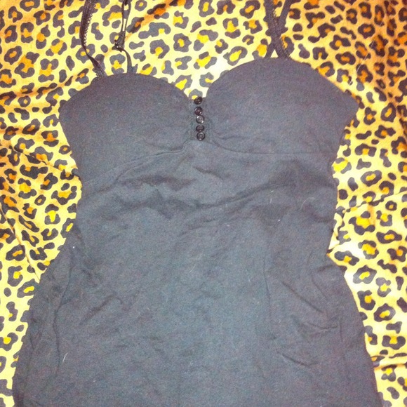 Reserved! Black top/high waist shorts