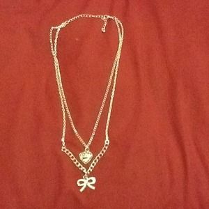 Double chain necklace