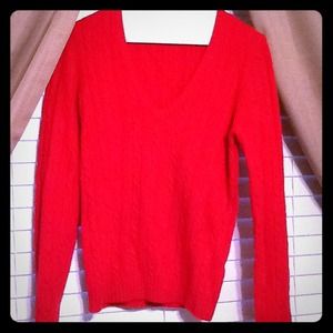 Jcrew red sweater