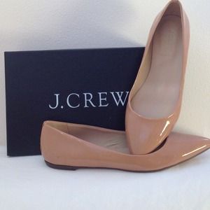 J. Crew Shoes - πHOST PICKπJ Crew Viv Clay Patent Leather Flats J. Crew Shoes - πHOST PICKπJ Crew Viv Clay Patent Leather Flats