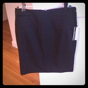 Black pencil skirt