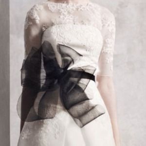 White Vera Wang Sash