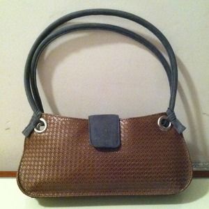 Wicker💫style green suede purse💫⚡