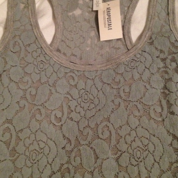 Grey lace racer back tank brand new with tags - Picture 3 of 3