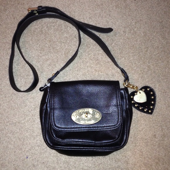 SOLDMulberry for target cross body black with gold
