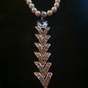 Crystal and Pearl Necklace